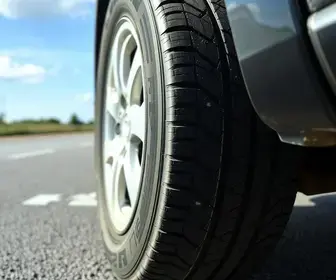 detalhe no pneu