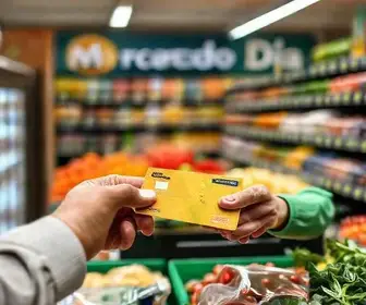 quais cartões o Mercado Dia aceita